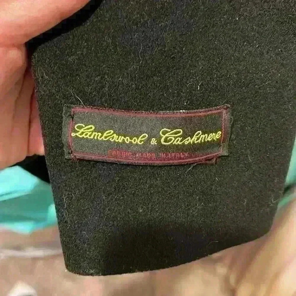 Larry Levine Design Lambswool & Cashmere Peacoat - Picture 9 of 10